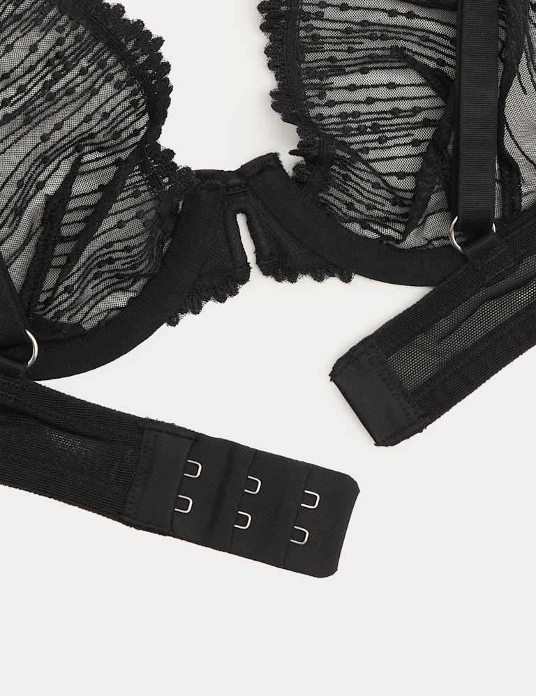 Florence Embroidery Wired Plunge Bra Set A-E 6 of 6