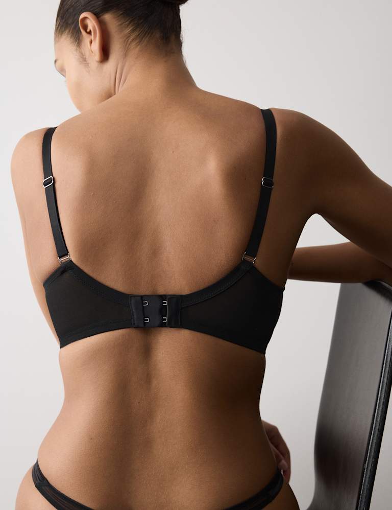 Florence Embroidery Wired Plunge Bra Set F-H 5 of 6