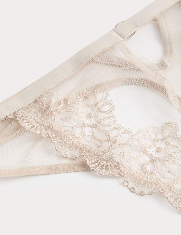 Seoul Embroidery Mesh Suspender Set 5 of 6