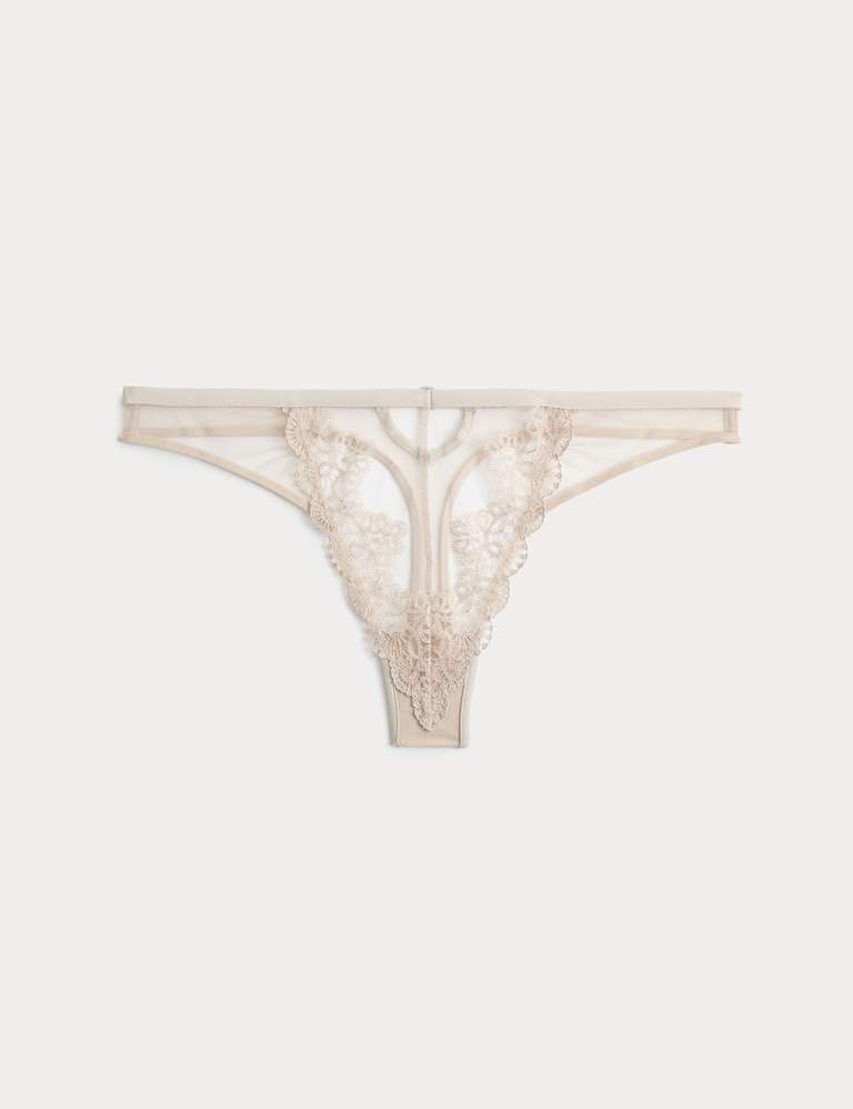 Seoul Embroidery Mesh Suspender Set 3 of 6