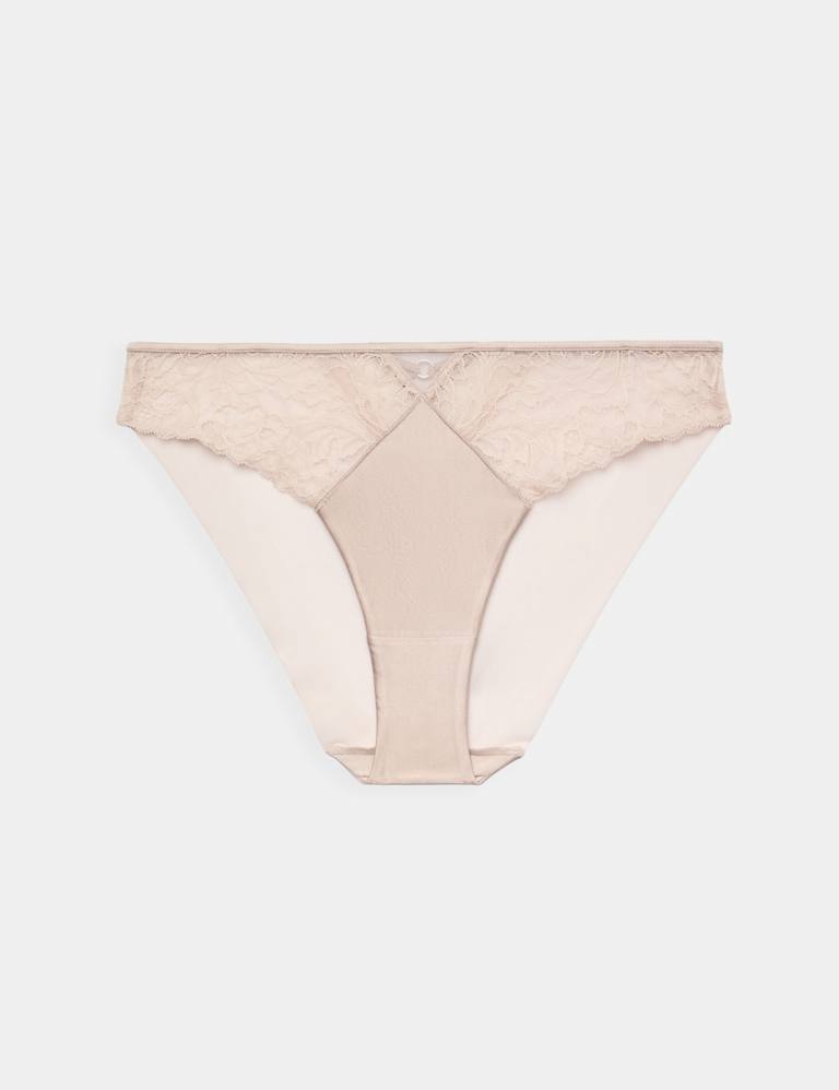 Silk & Lace Wired Full Cup Bra Set A-E 3 of 6