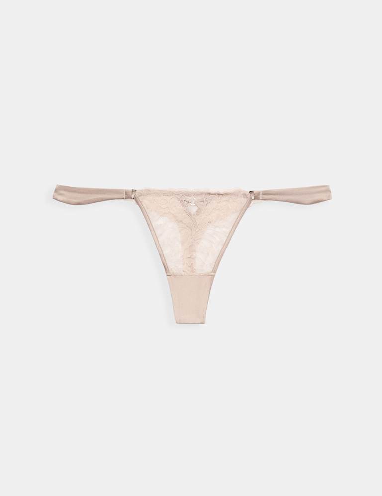 Silk & Lace Non Wired Plunge Bra Set A-E 3 of 6