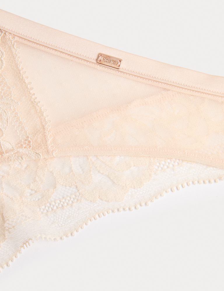 Silk & Lace Wired Balcony Bra Set 5 of 6