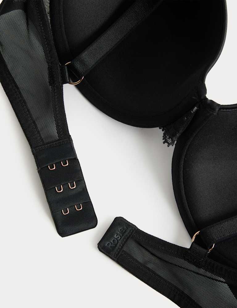 Silk & Lace Wired Full Cup Bra Set A-E 6 of 6