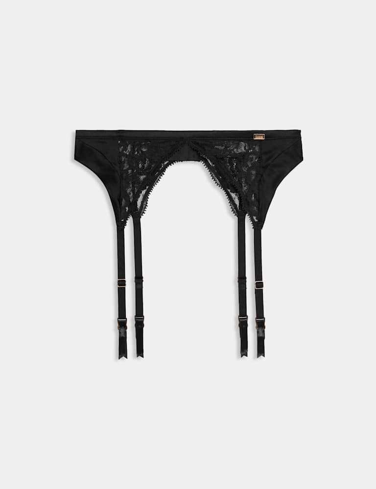 Silk & Lace Wired Balcony Bra Set 4 of 9