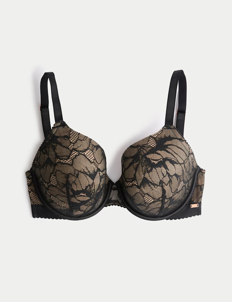 LaceWear Wired Plunge Bra Set F-H 2 of 6