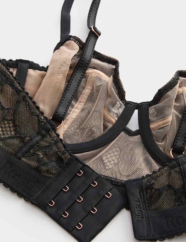 LaceWear Wired Longline Balcony Bra Set A-E 6 of 6