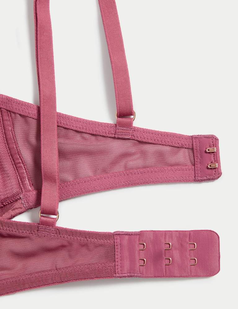 Lisianthus Embroidery Wired Balcony Bra Set A-E 6 of 6