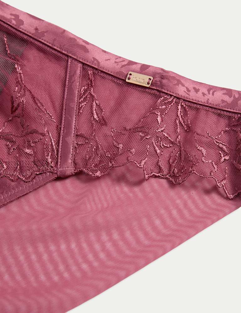 Lisianthus Embroidery Wired Balcony Bra Set A-E 5 of 6