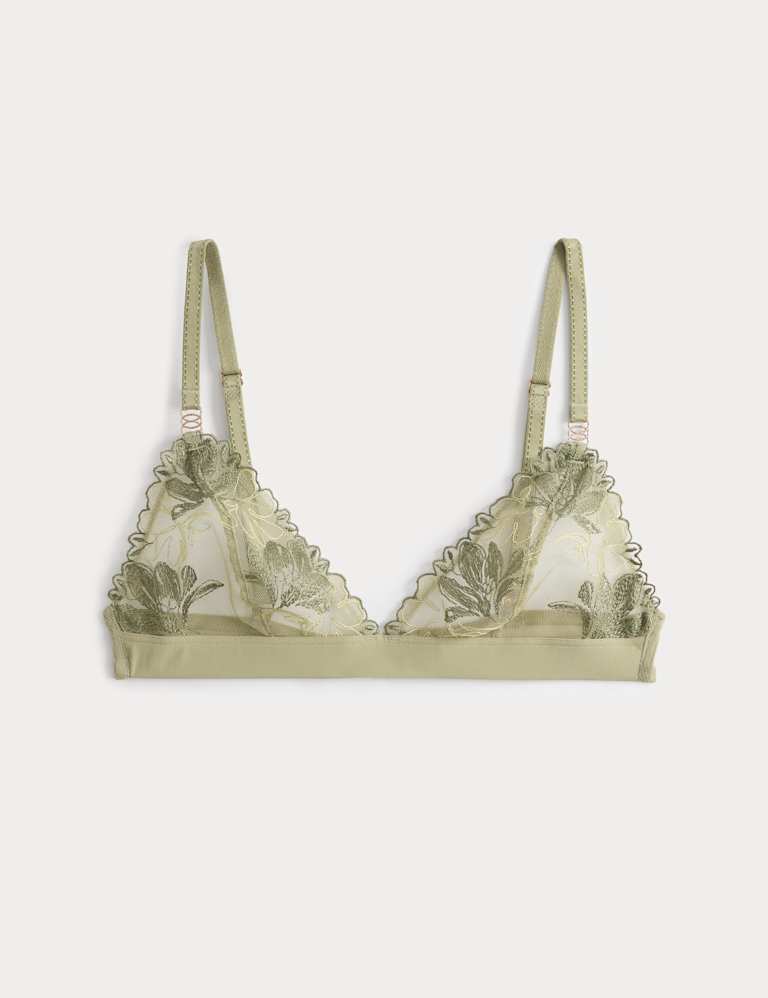 Ianthe Embroidered Non Wired Bralette Set A-E 2 of 6