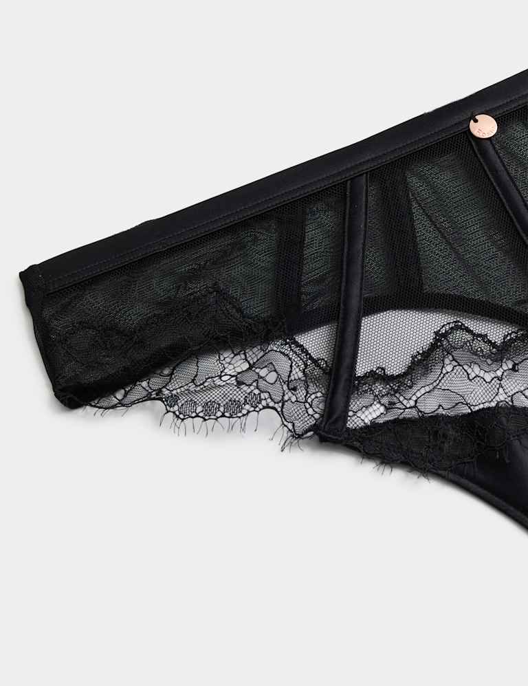 Liana Lace Non Wired Plunge Bra Set A-E 5 of 6