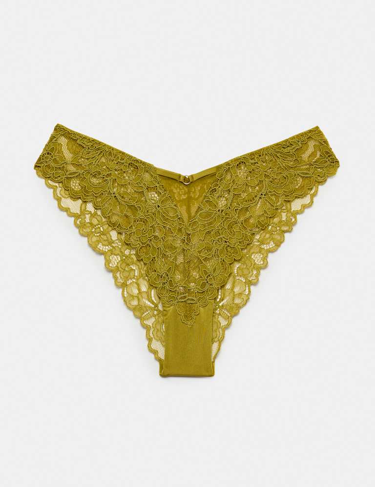 Sabine Lace Wired Longline Balcony Bra Set A-E 3 of 6