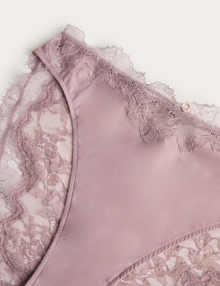 Nolana Lace Wired Balcony Bra Set F-H 5 of 6