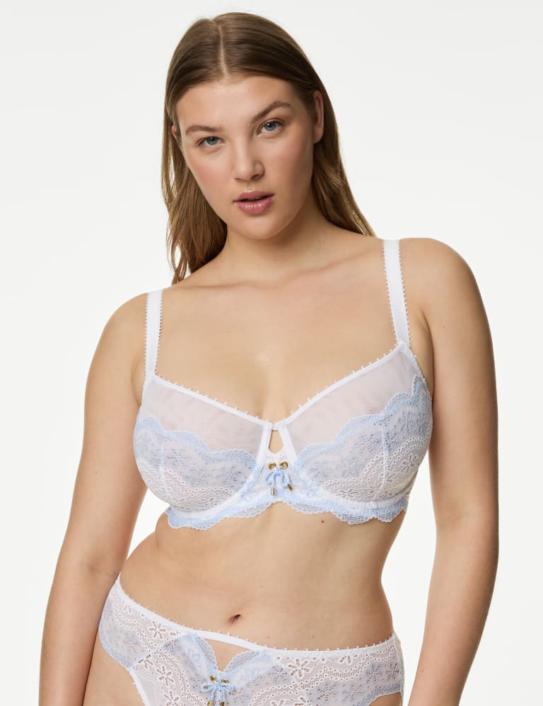 Lova Lace Wired Minimiser Bra (C–G) | Boutique | M&S