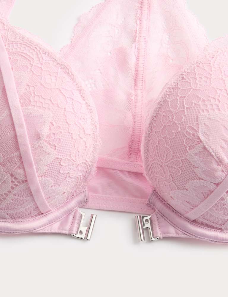 Lindy Lace Wired Push-Up Plunge Bra Set A-E 6 of 6