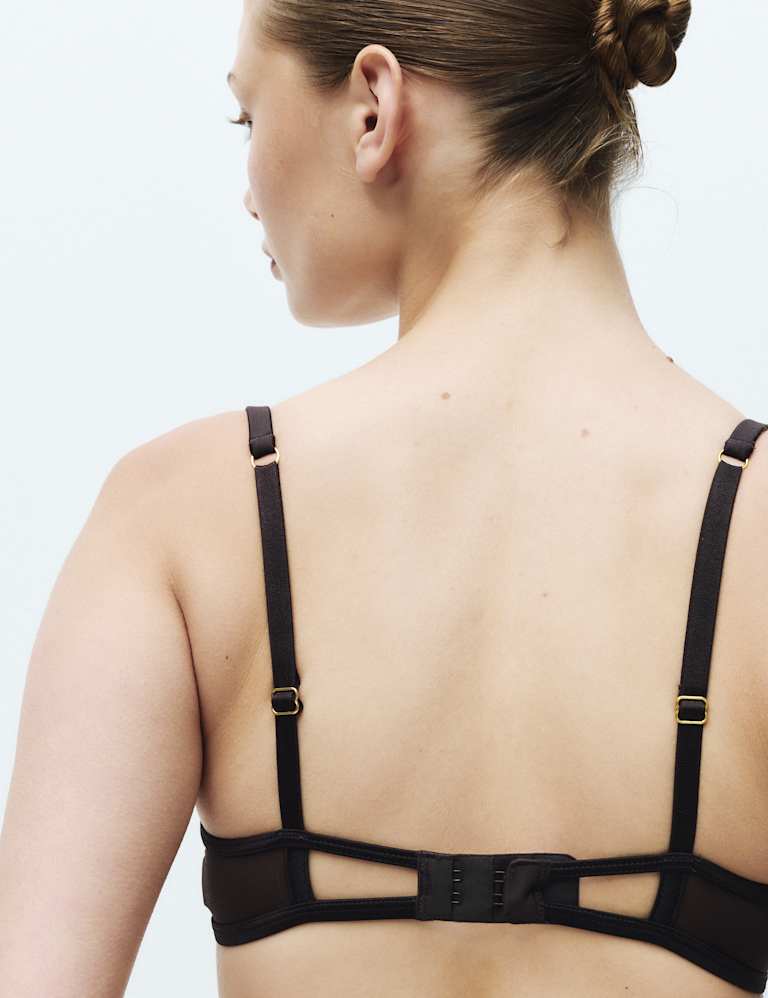 Magda Embroidery Wired Balcony Bra Set A-E 4 of 6