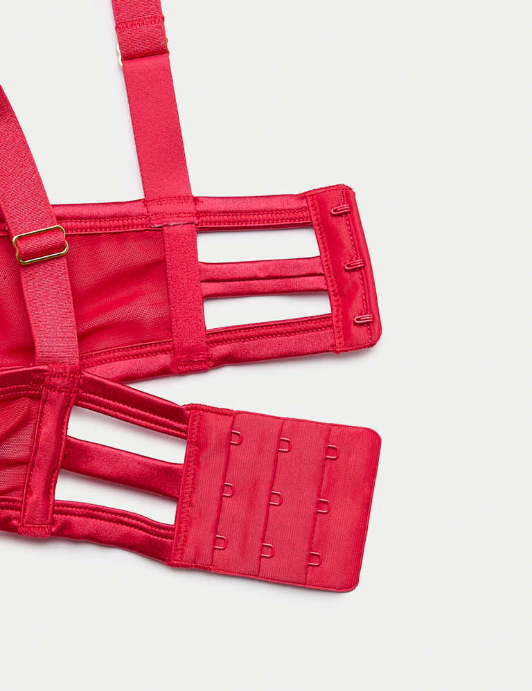 Magda Embroidery Wired Balcony Bra Set F-H 6 of 6