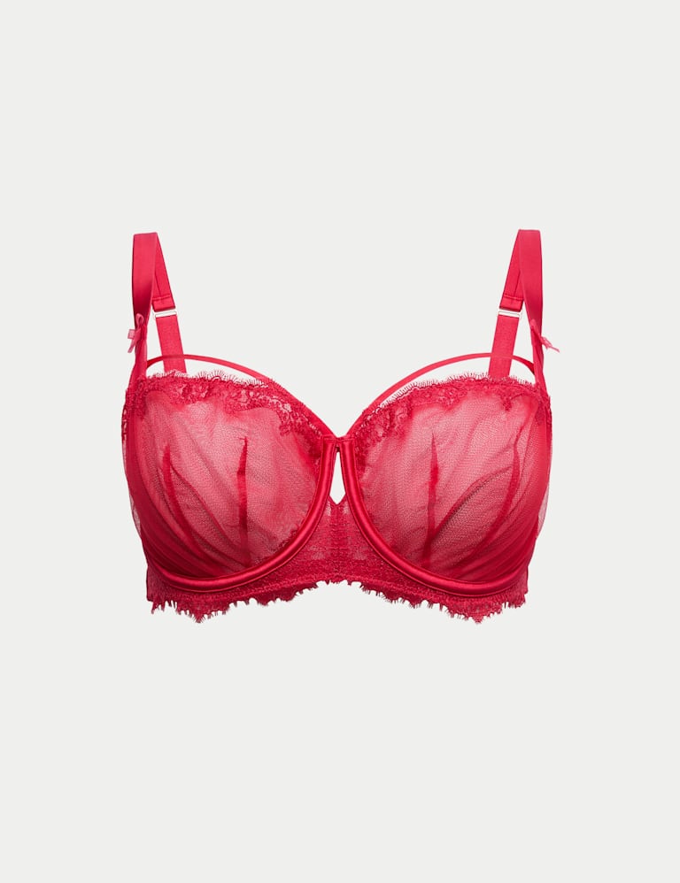 Magda Embroidery Wired Balcony Bra Set F-H 2 of 6
