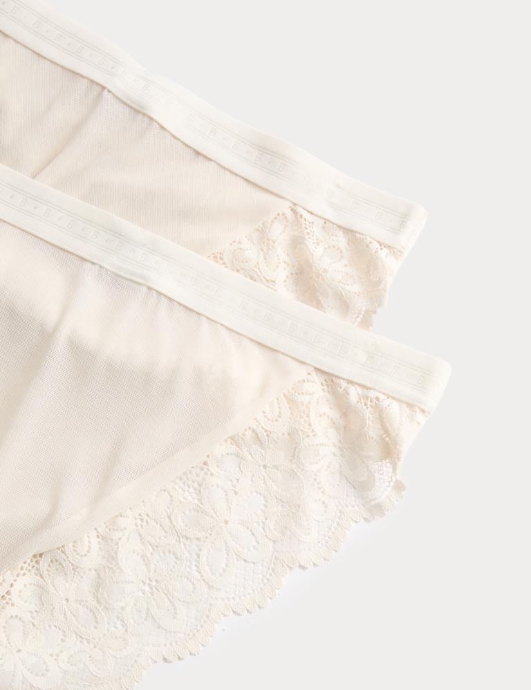 Lotta Cotton Blend Rib Non Wired Plunge Bra Set A-E 5 of 6