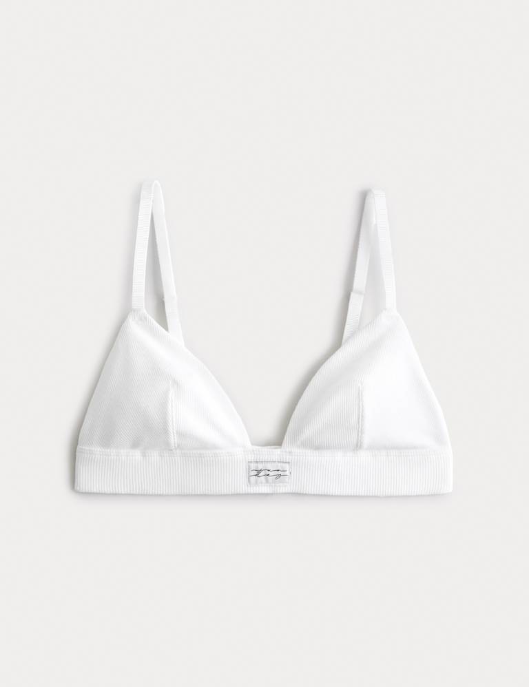 Juni Cotton Rib Non Wired Bralette Set A-E 1 of 6
