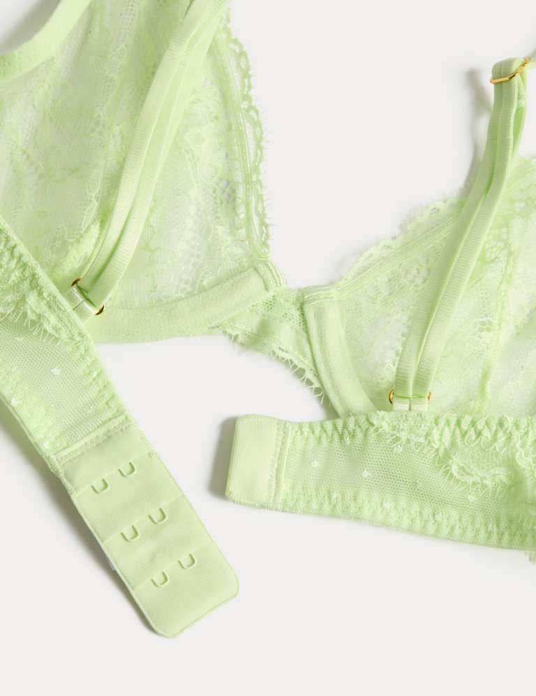 Ida Lace Wired Plunge Bra Set A-E 6 of 6