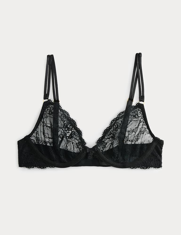 Ida Lace Wired Plunge Bra Set A-E 2 of 6