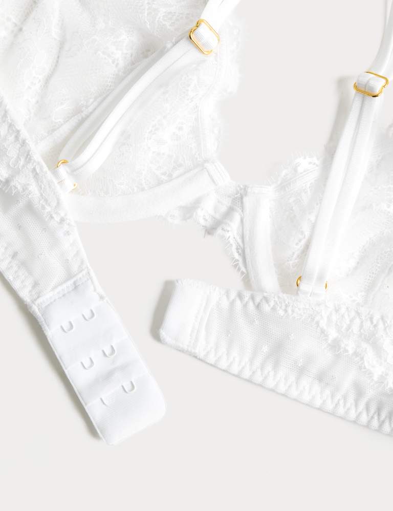 Ida Lace Wired Plunge Bra Set A-E 6 of 6