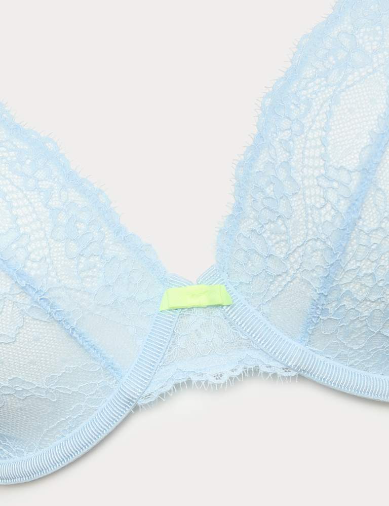Ida Lace Wired Plunge Bra Set F-H 4 of 6