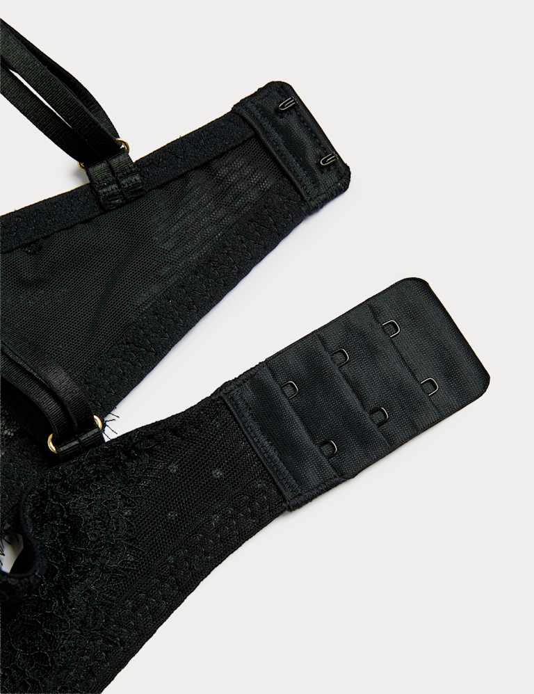 Ida Lace Wired Plunge Bra Set F-H 6 of 6