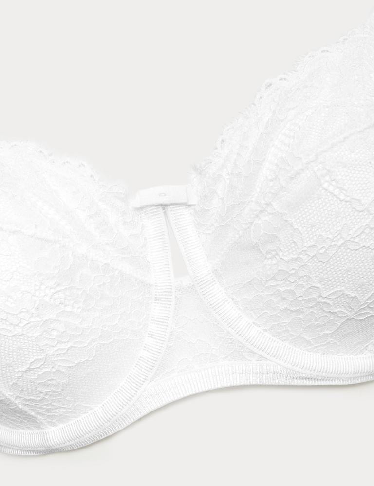 Ida Lace Wired Balcony Bra Set F-H 4 of 6