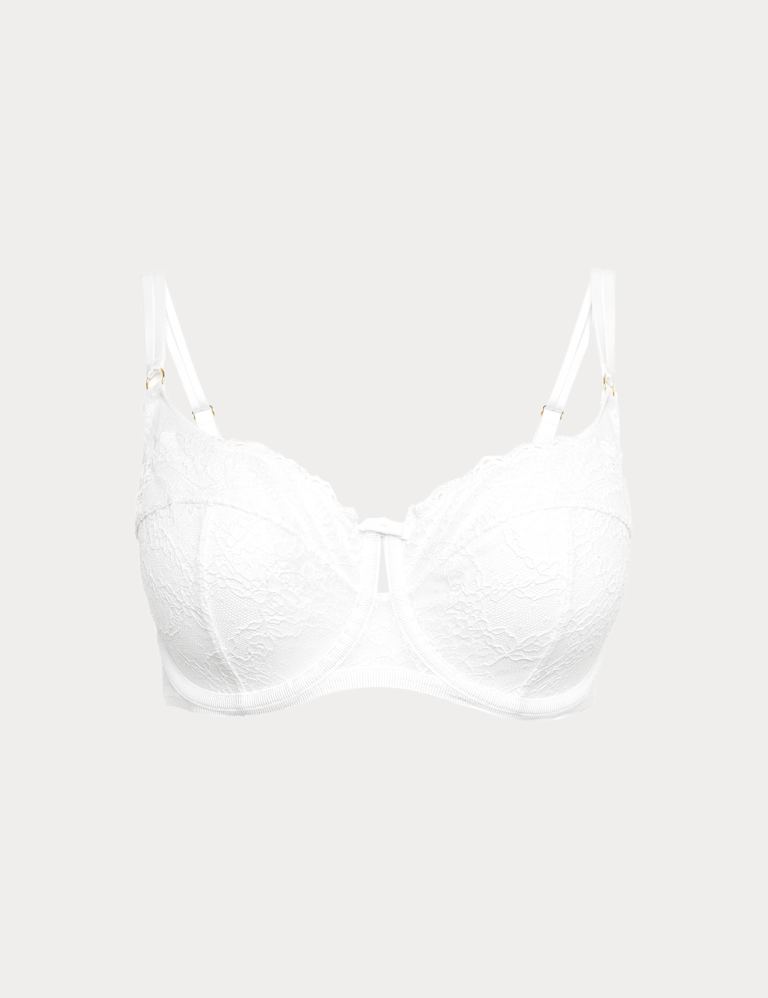 Ida Lace Wired Balcony Bra Set F-H 2 of 6