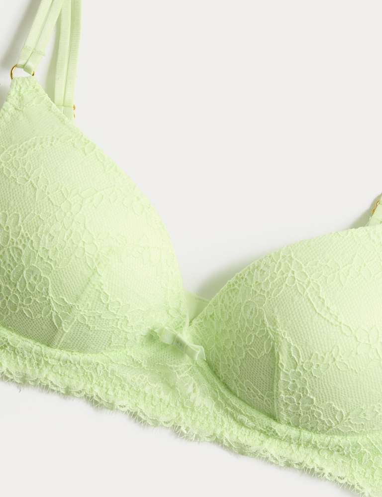 Ida Lace Non Wired Plunge Bra Set A-E 4 of 6