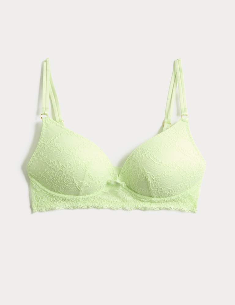 Ida Lace Non Wired Plunge Bra Set A-E 2 of 6