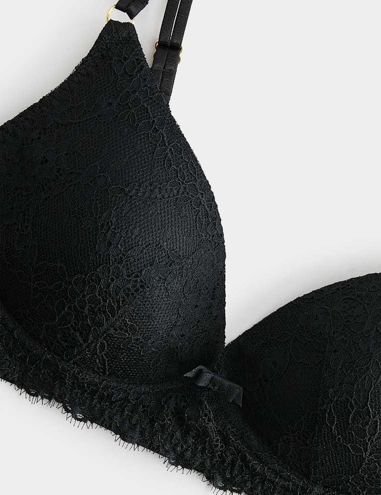 Ida Lace Non Wired Plunge Bra Set A-E 4 of 6