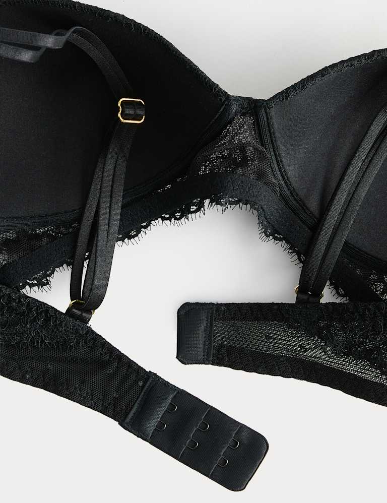 Ida Lace Non Wired Plunge Bra Set A-E 6 of 6