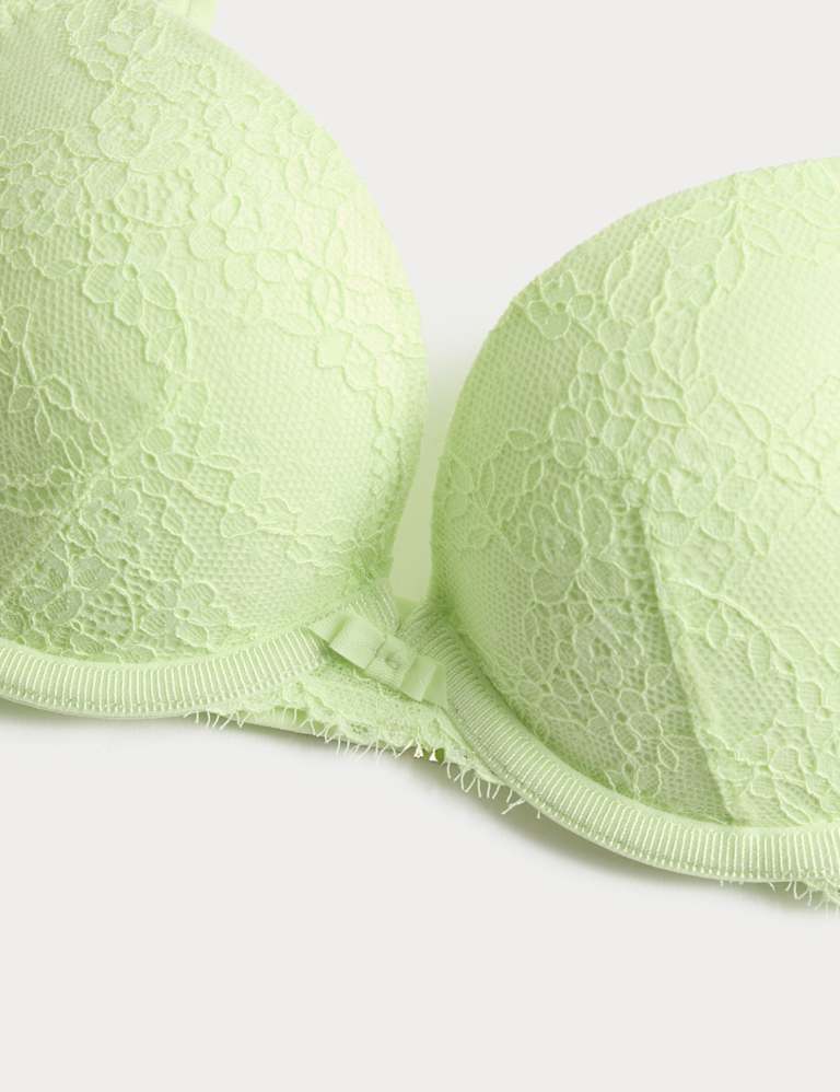 Ida Lace Wired Push-Up Plunge Bra Set A-E 4 of 6