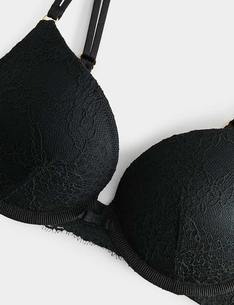 Ida Lace Wired Push-Up Plunge Bra Set A-E 4 of 6