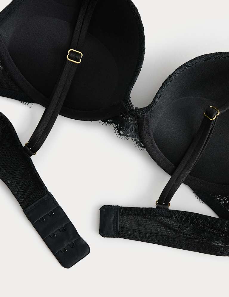 Ida Lace Wired Push-Up Plunge Bra Set A-E 6 of 6