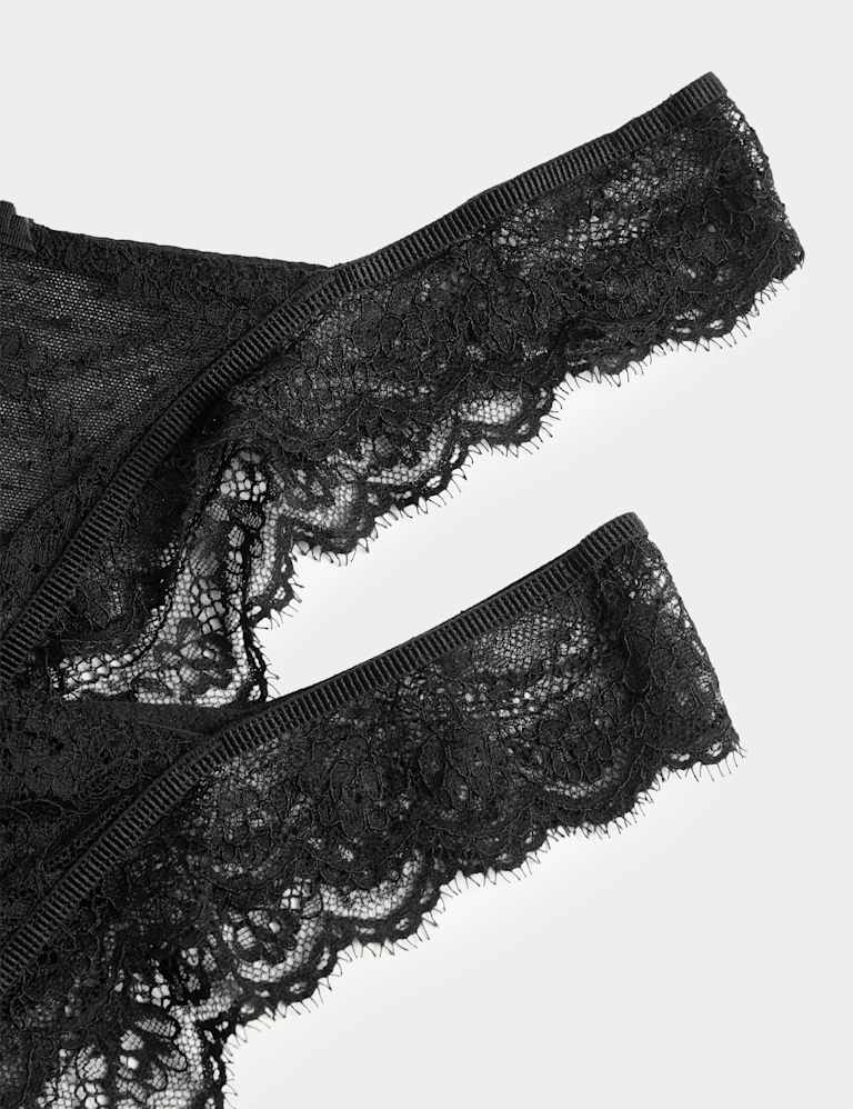 Ida Lace Wired Push-Up Plunge Bra Set A-E 5 of 6