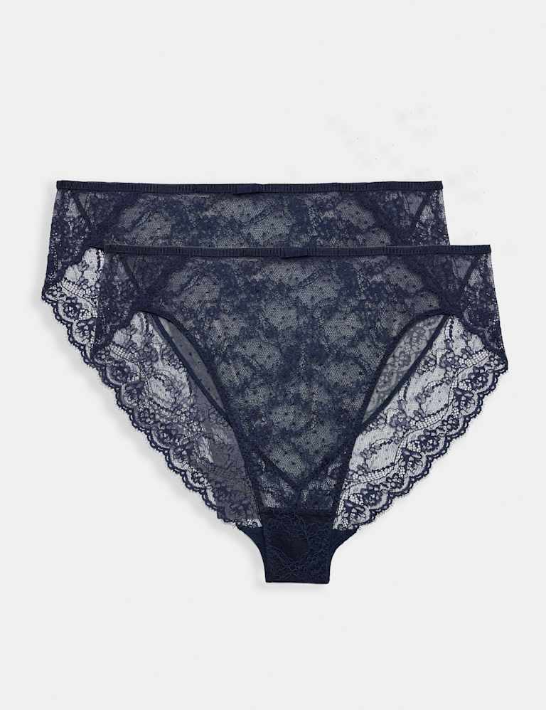 Ida Lace Wired Push-Up Plunge Bra Set A-E 1 of 6
