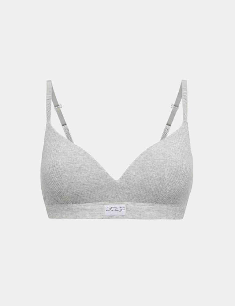 Asta Marl Non Wired Plunge Bra Set A-E 2 of 6