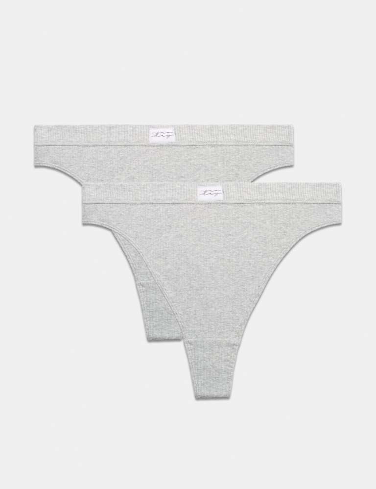 Asta Marl Non Wired Plunge Bra Set A-E 1 of 6