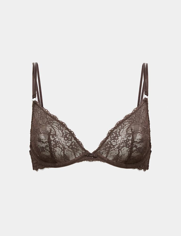 Ida Lace Wired Plunge Bra Set A-E 2 of 6