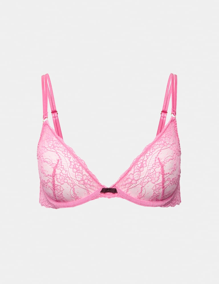 Ida Lace Non Padded Wired Plunge Bra Set A-E 2 of 6