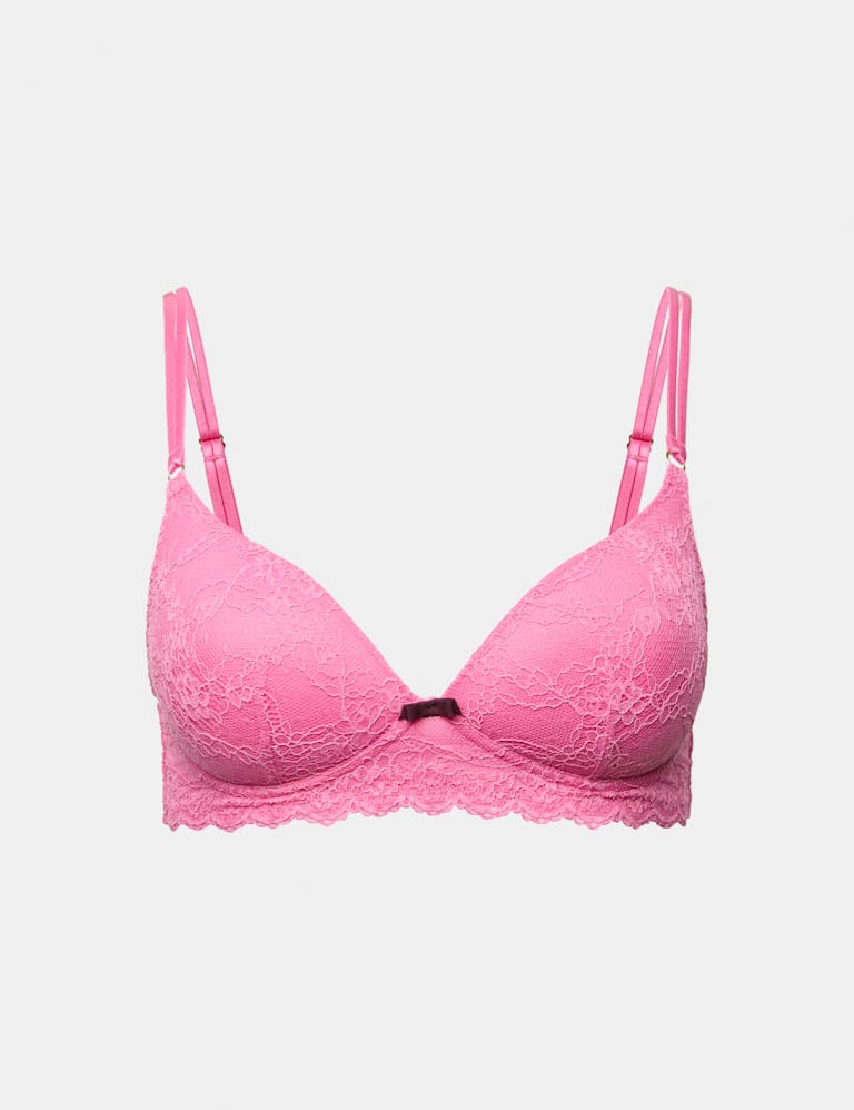 Ida Lace Padded Non Wired Plunge Bra Set A-E 2 of 6