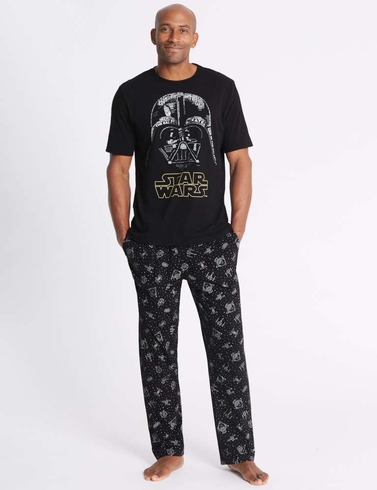 Star Wars Pure Cotton Printed Pyjama Set M S Collection M S IE