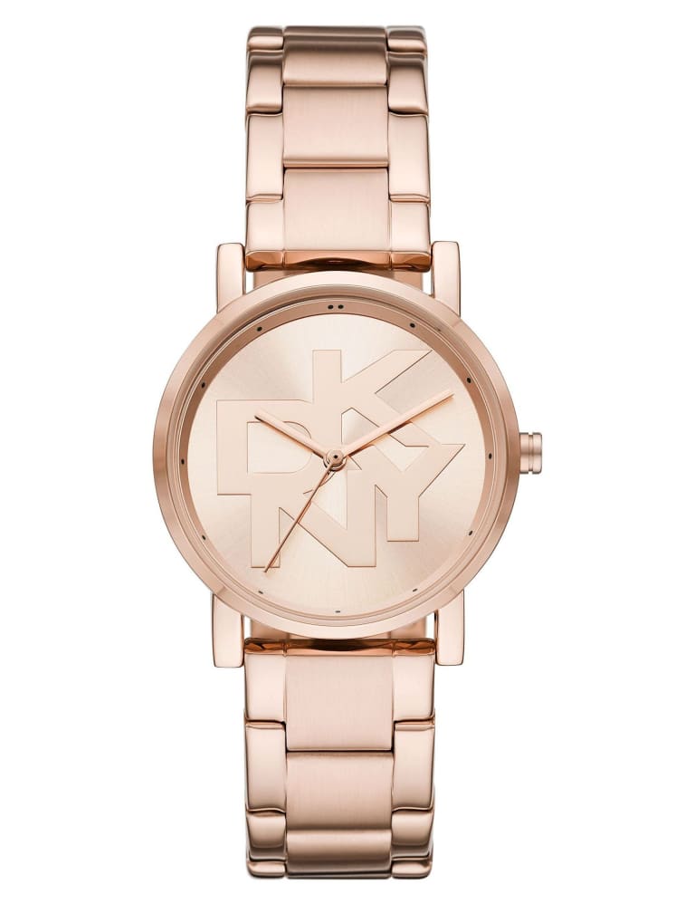 DKNY Soho Rose Gold Metal Watch DKNY M S IE