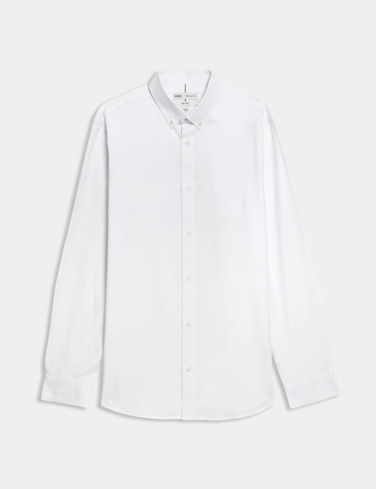 Regular Fit Cotton Stretch 360 Flex™ Shirt | M&S Collection | M&S