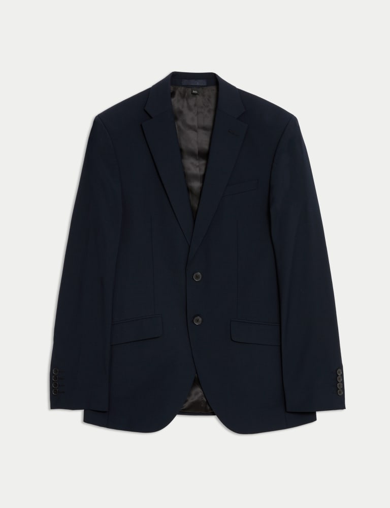 2 Piece Slim Fit Wool Blend Stretch Suit 2 of 6