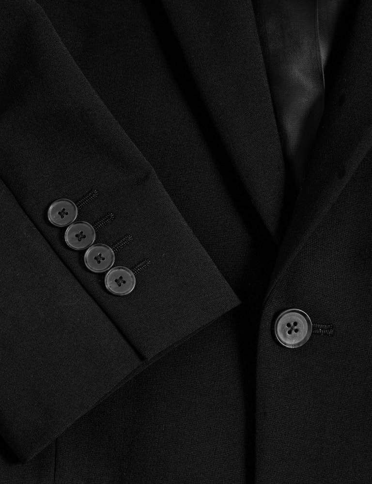3 Piece Slim Fit Wool Blend Stretch Suit 5 of 9